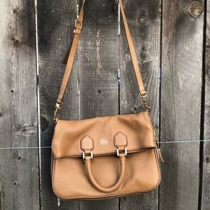 Tory Burch Robinson Pebbled Fold-over bag